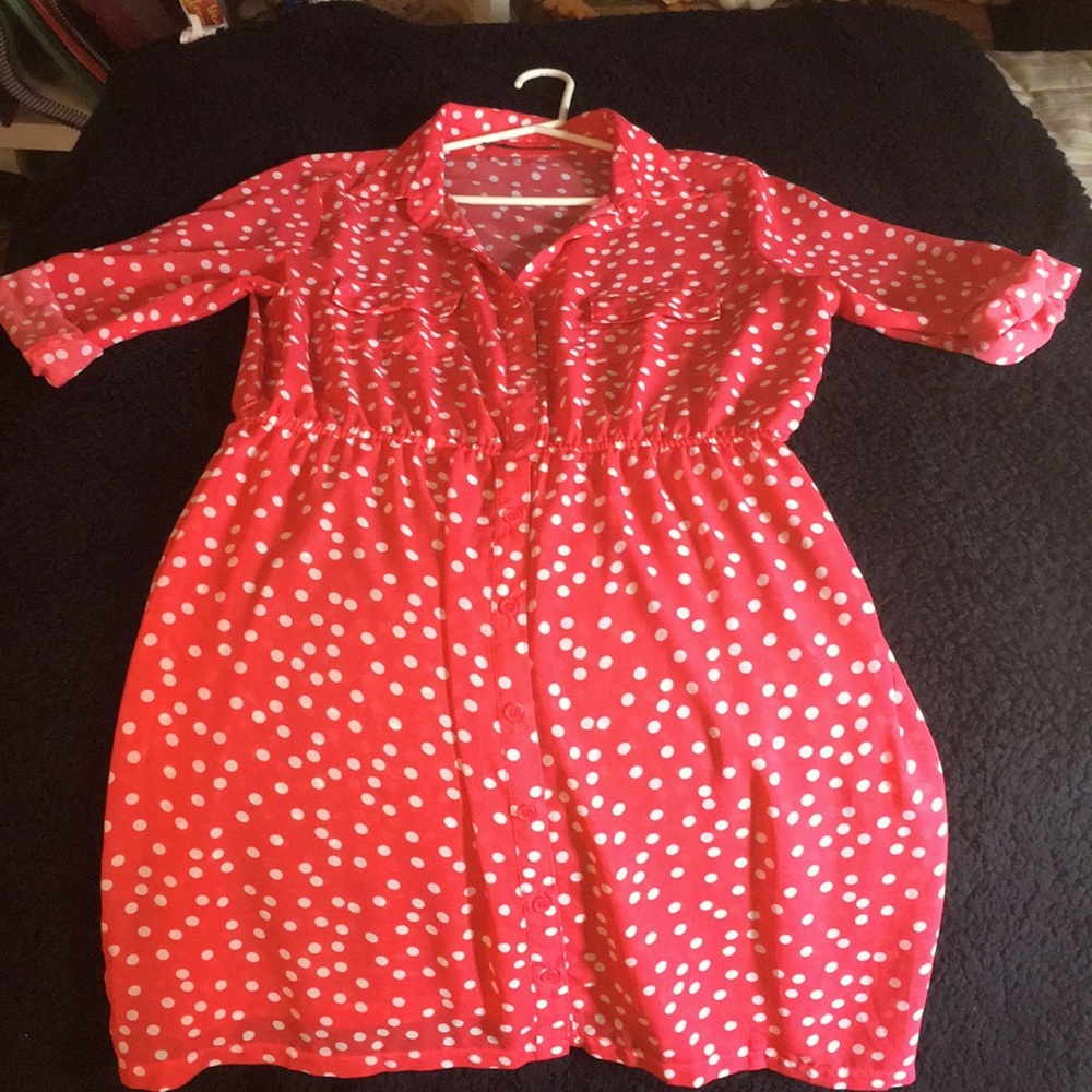 Cute retro polka dot dress